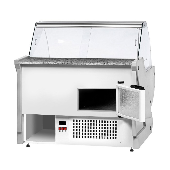 Холодильная витрина (обьем: 570 л) GGM Gastro KRM301N 3