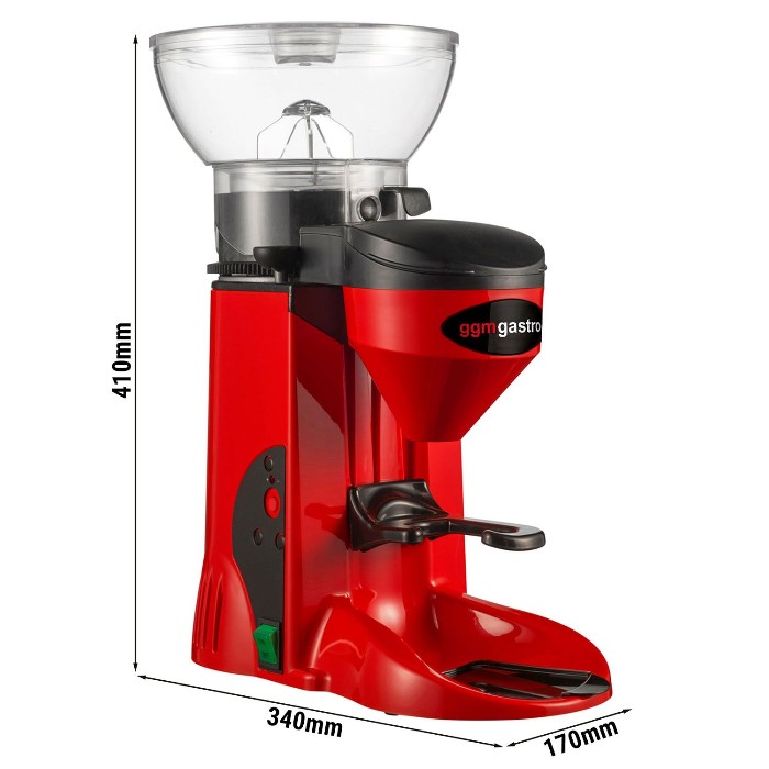 Кавомолка професійна червона-1 кг GGM Gastro MC1-RED 1