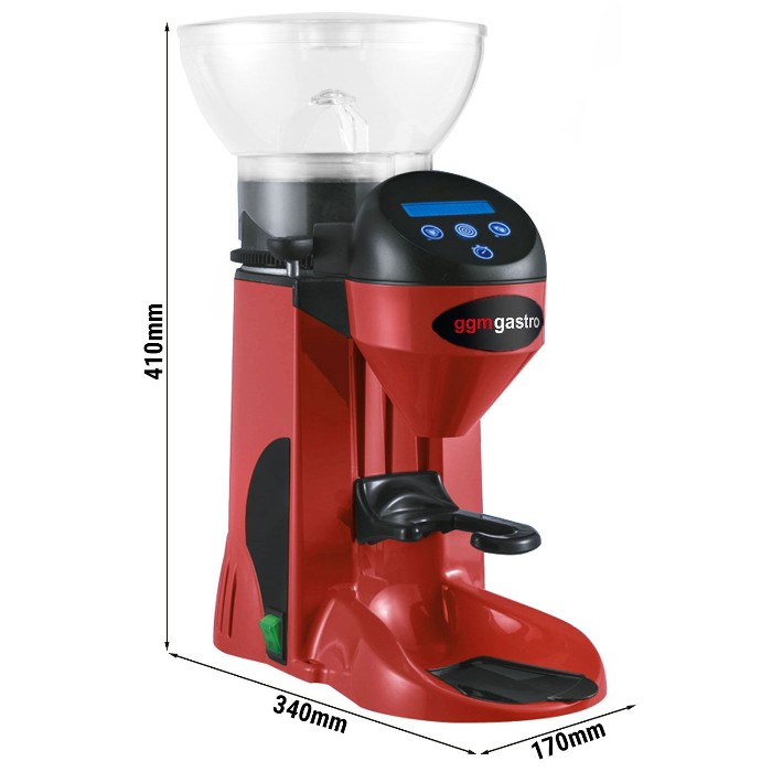 Кофемолка профессиональная красная - 1кг GGM Gastro MC1T-RED 0