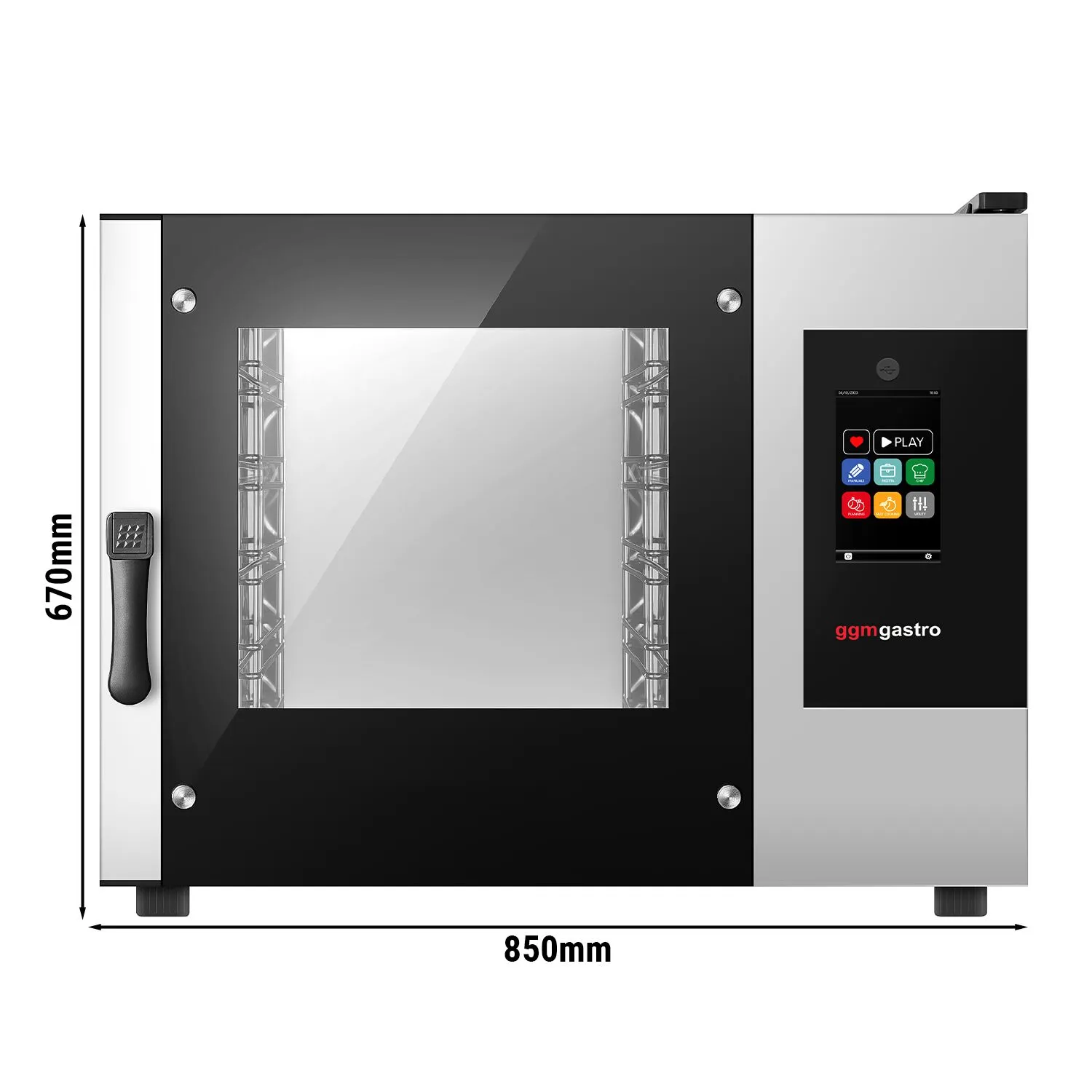 Комбінований пароконвектомат GGM-Gastro BB446N-TP 0