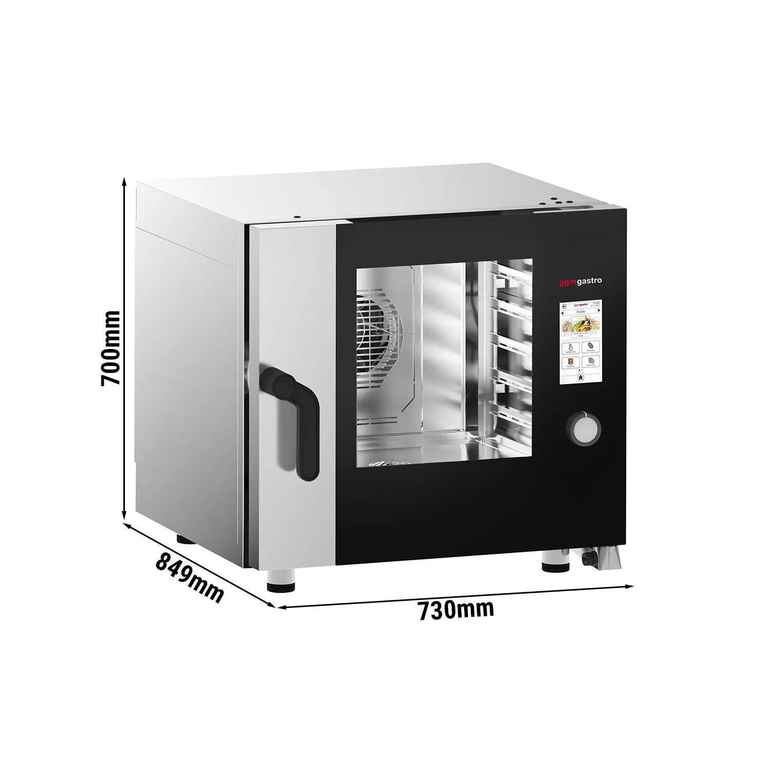 Комбінований пароконвектомат GGM-Gastro KDTE511N 2
