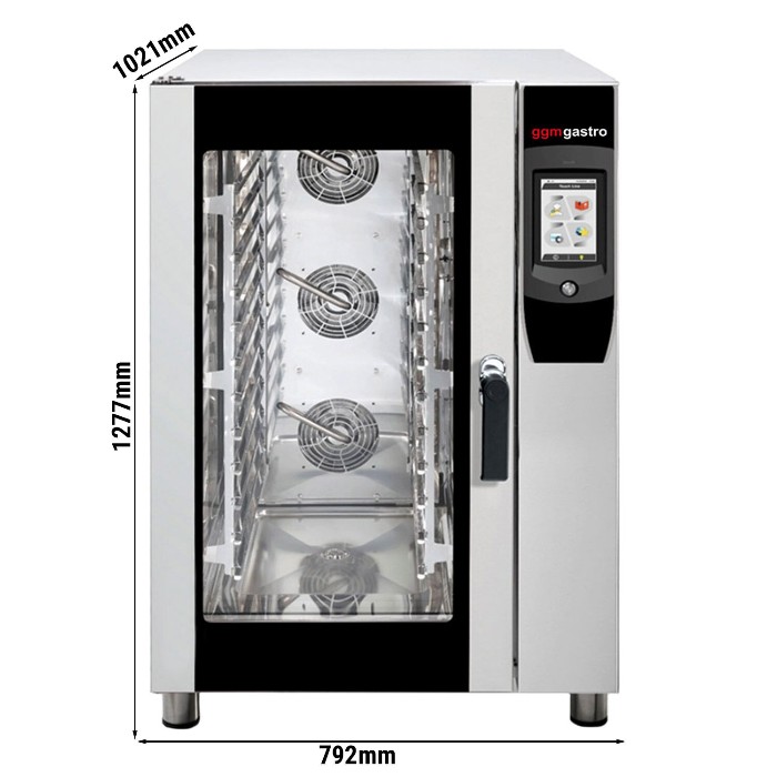 Конвекционная кондитерская печь - 10 x EN 60 x 40 см GGM Gastro BHV1255OH#EN 2