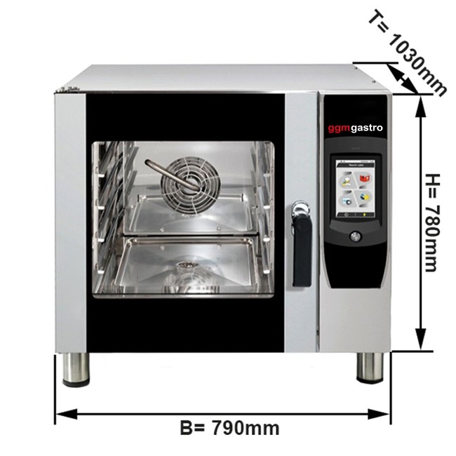 Конвекційна кондитерська піч - 4 x EN 60 x 40 см GGM Gastro BHV760OH#EN 3