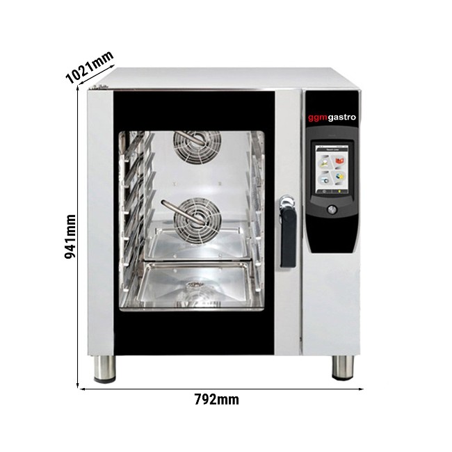 Конвекционная печь - 6 x GN 1/1 GGM Gastro BHV920OH#GN 0