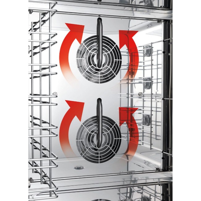 Конвекционная печь с механическим управлением 6x EN 40 x 60 cm GGM Gastro BKDV865-2SM#HENV6N 2