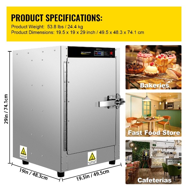 Коптильна електрична Zuver Hot Box Food Warmer 9