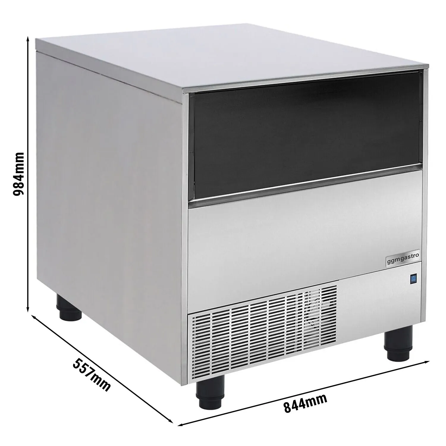Льодогенератор кубикового льоду GGM-Gastro EQI120 0