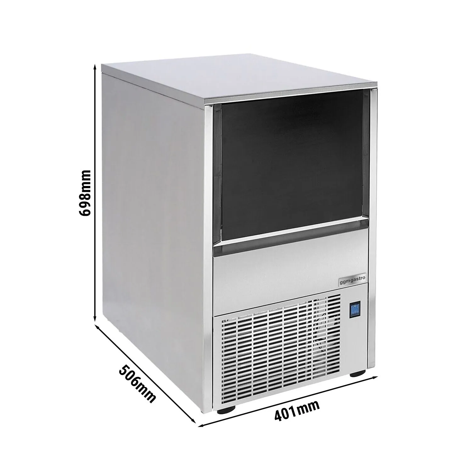 Льодогенератор кубикового льоду GGM-Gastro EQI29 0