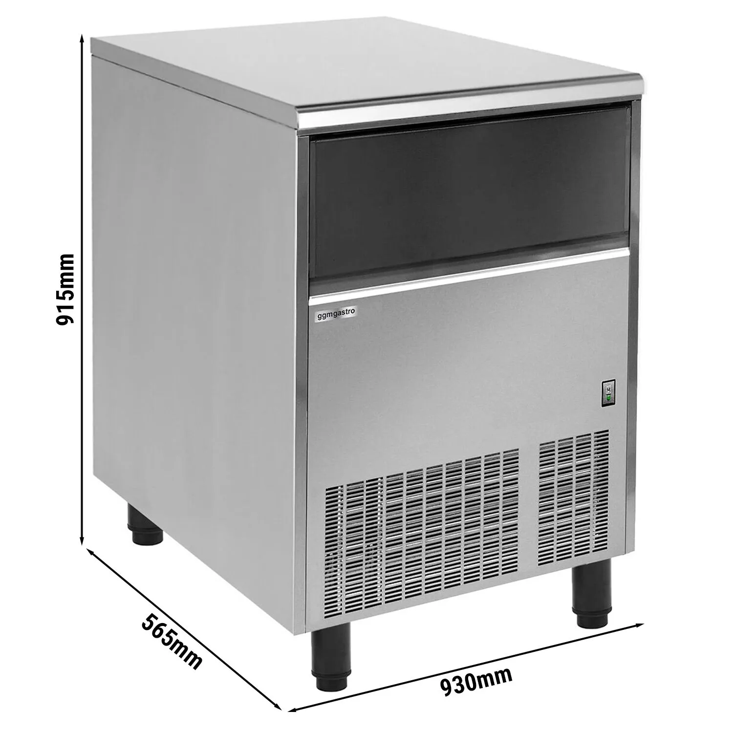 Льодогенератор кубикового льоду GGM-Gastro EWI115N 0