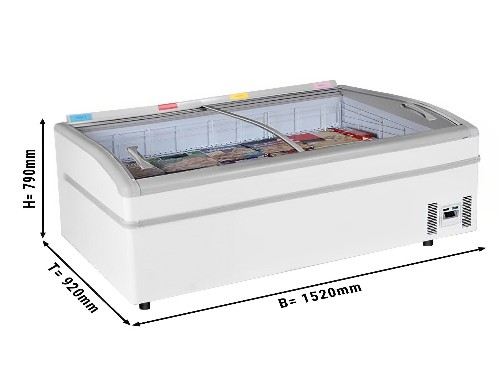 Морозильно-холодильна скриня-бонета GGM Gastro TMI400-E 0