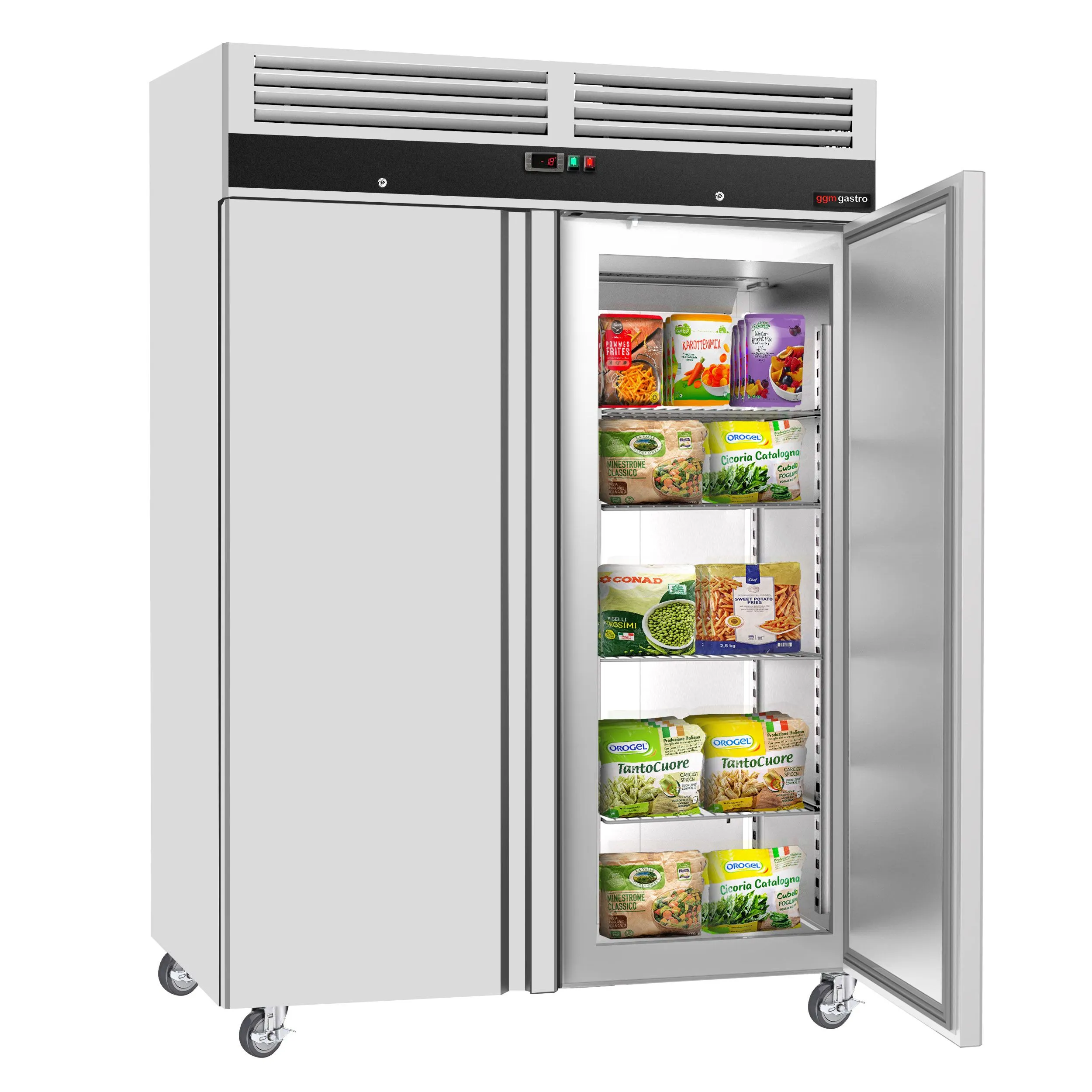 Морозильный шкаф из нержавеющей стали ECO GGM-Gastro TS1200ND 0