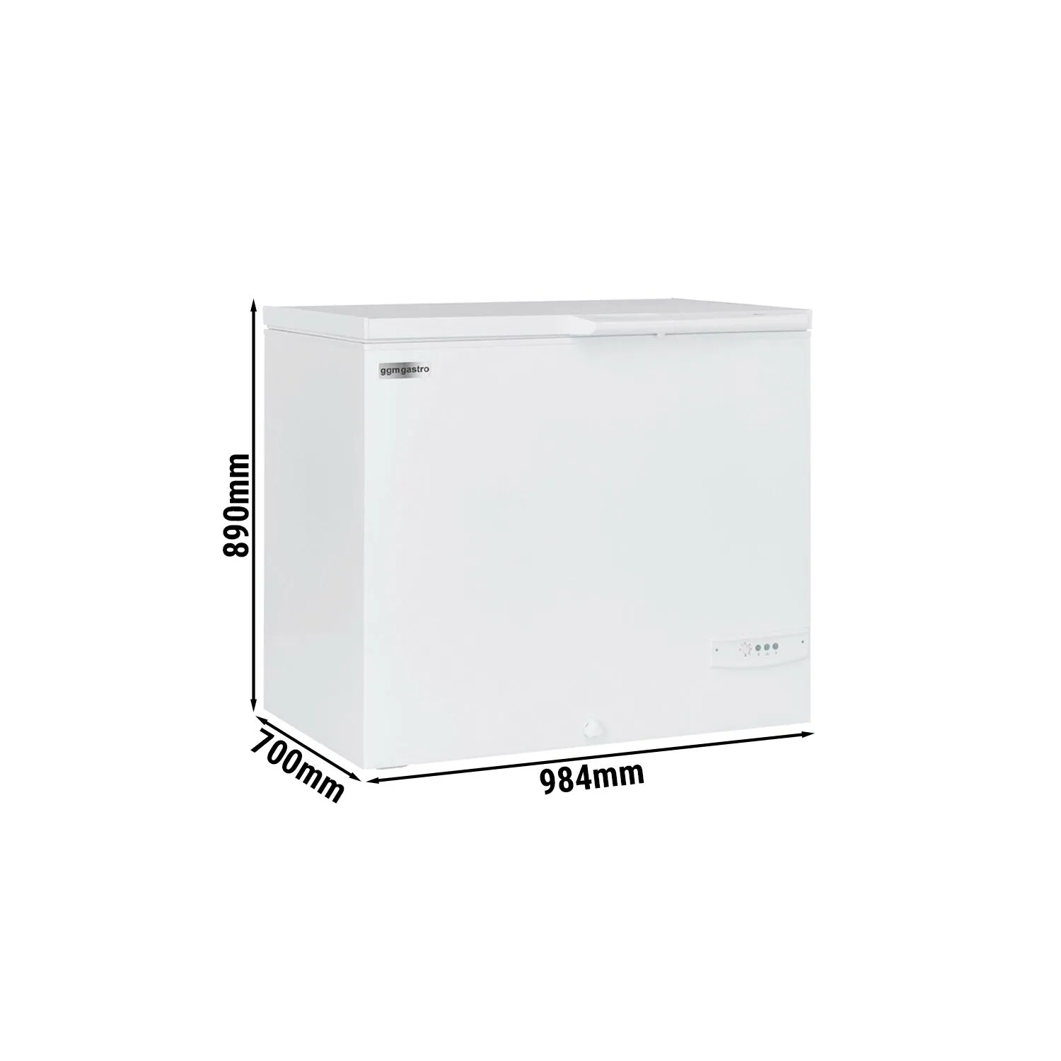 Морозильна скриня GGM-Gastro TTG227N 0