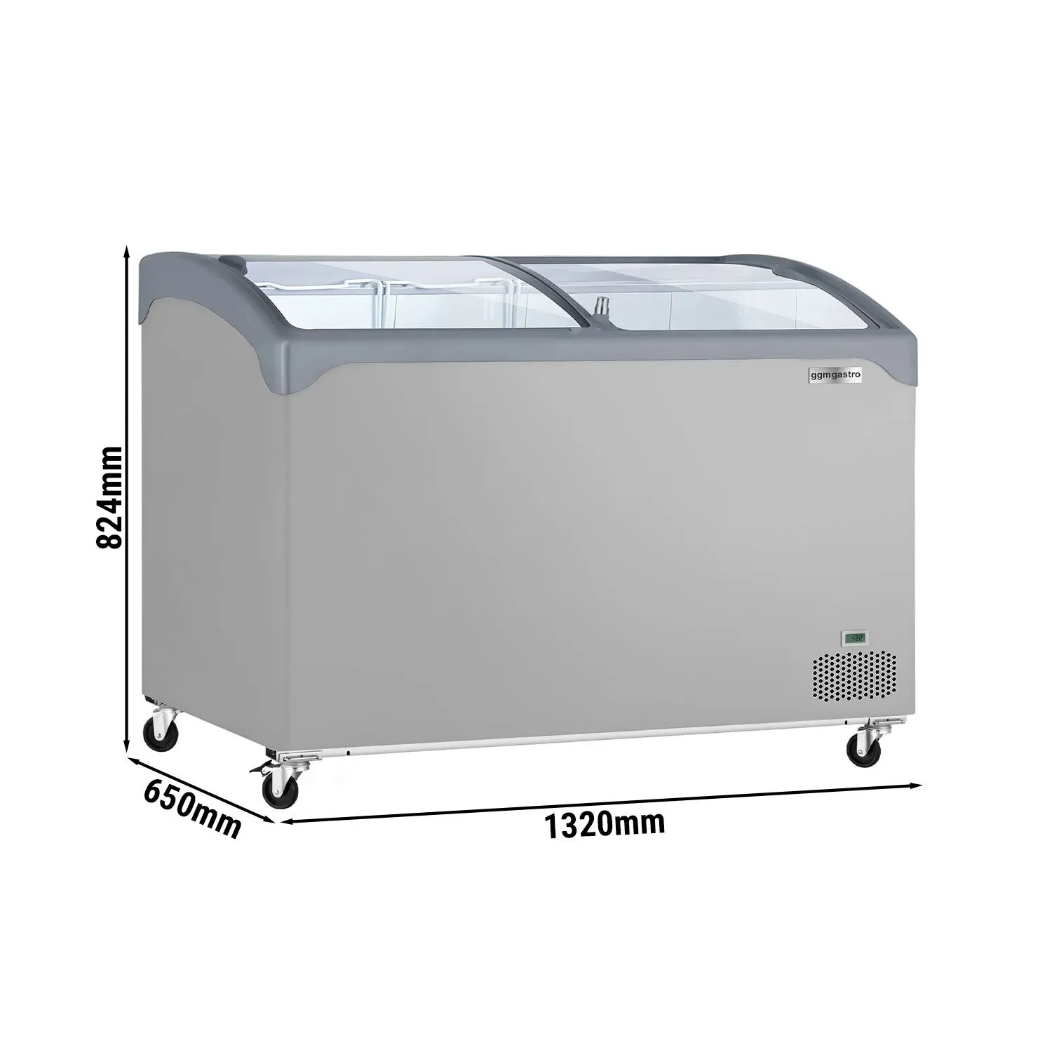 Морозильна скриня GGM-Gastro TTG286GS 0
