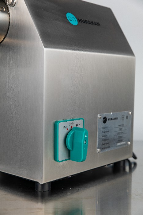 М'ясорубка Hurakan REVERSE HKN-12SS 750w мотор мідний горловина з нержавіючої сталі 0