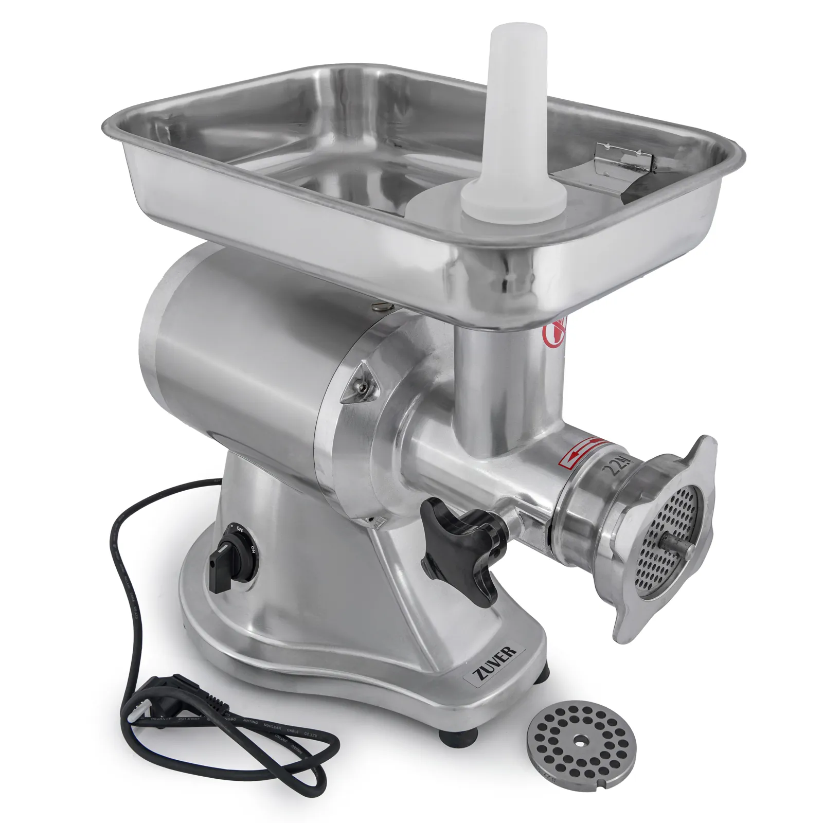 М'ясорубка професійна ZUVER Grinder Enterprise Premium 1100W Round Engine 2