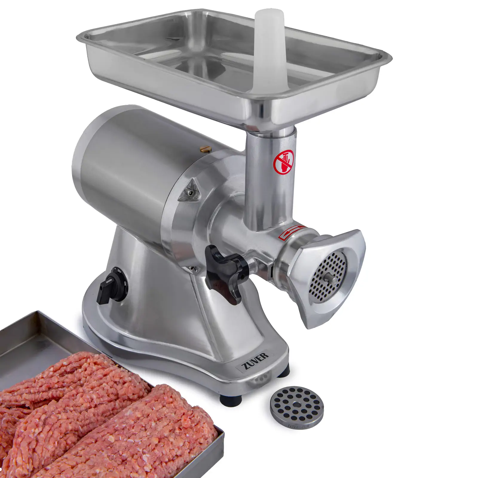 Мясорубка профессиональная ZUVER Grinder Enterprise Premium 850W Round Engine 0