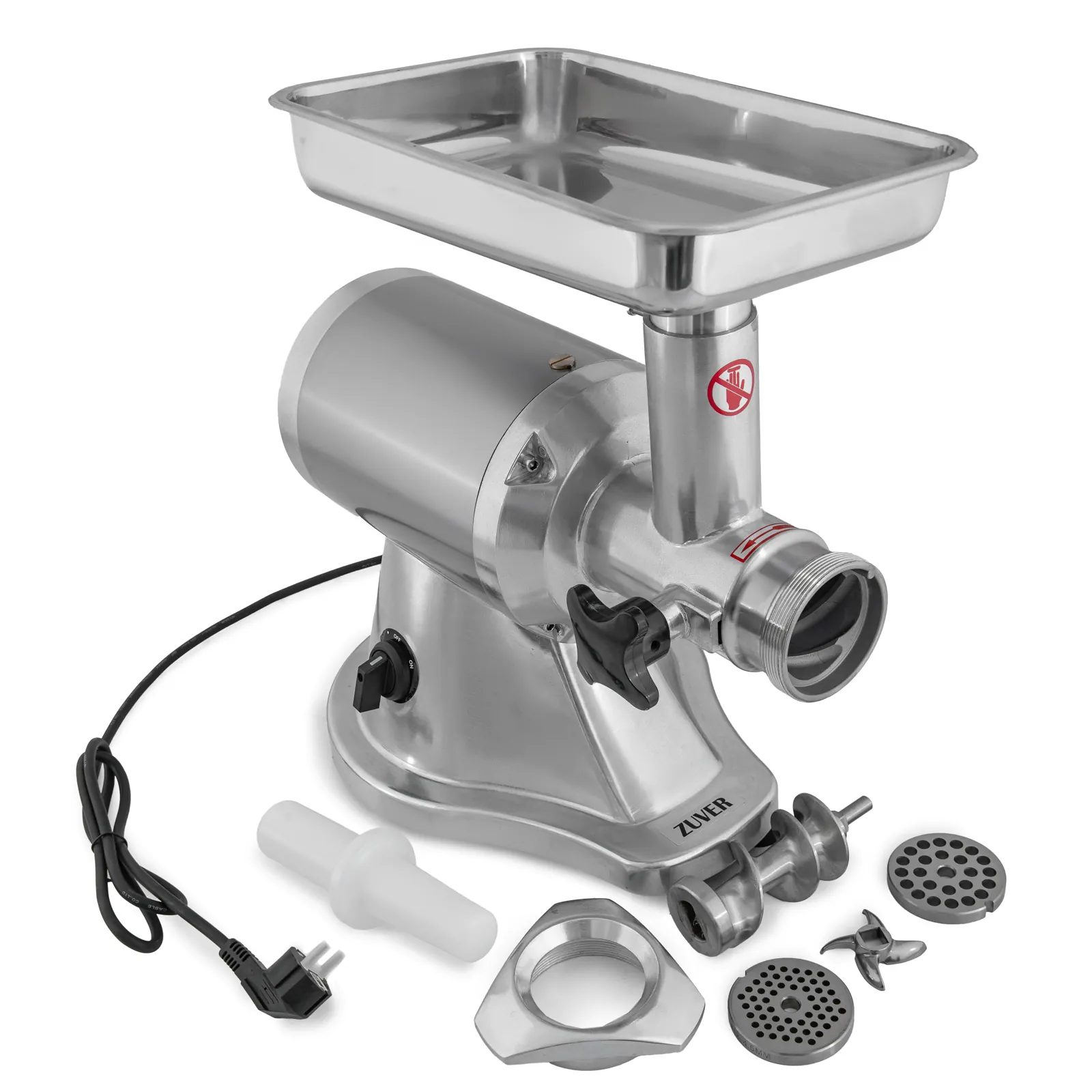 Мясорубка профессиональная ZUVER Grinder Enterprise Premium 850W Round Engine 2
