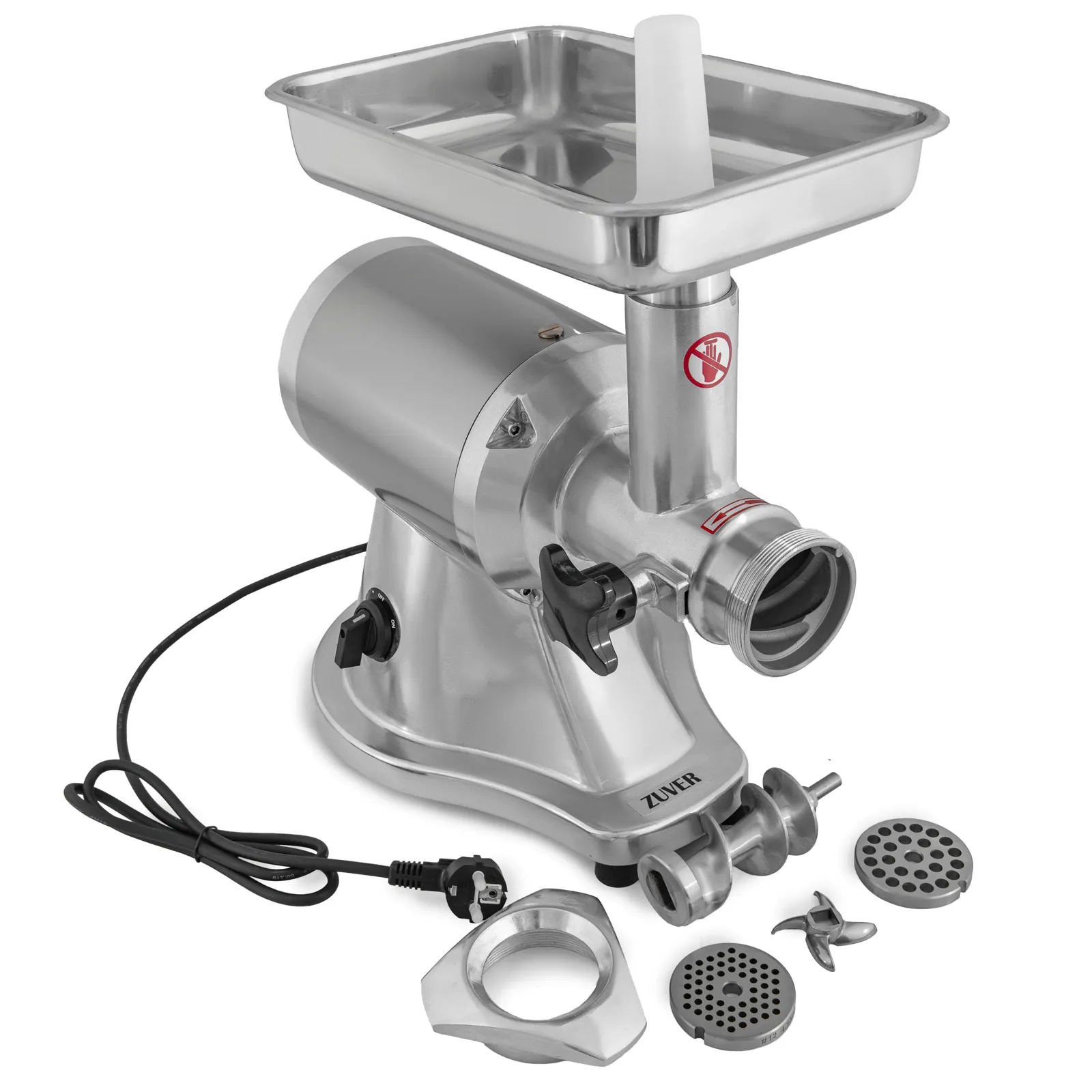Мясорубка профессиональная ZUVER Grinder Enterprise Premium 850W Round Engine 3