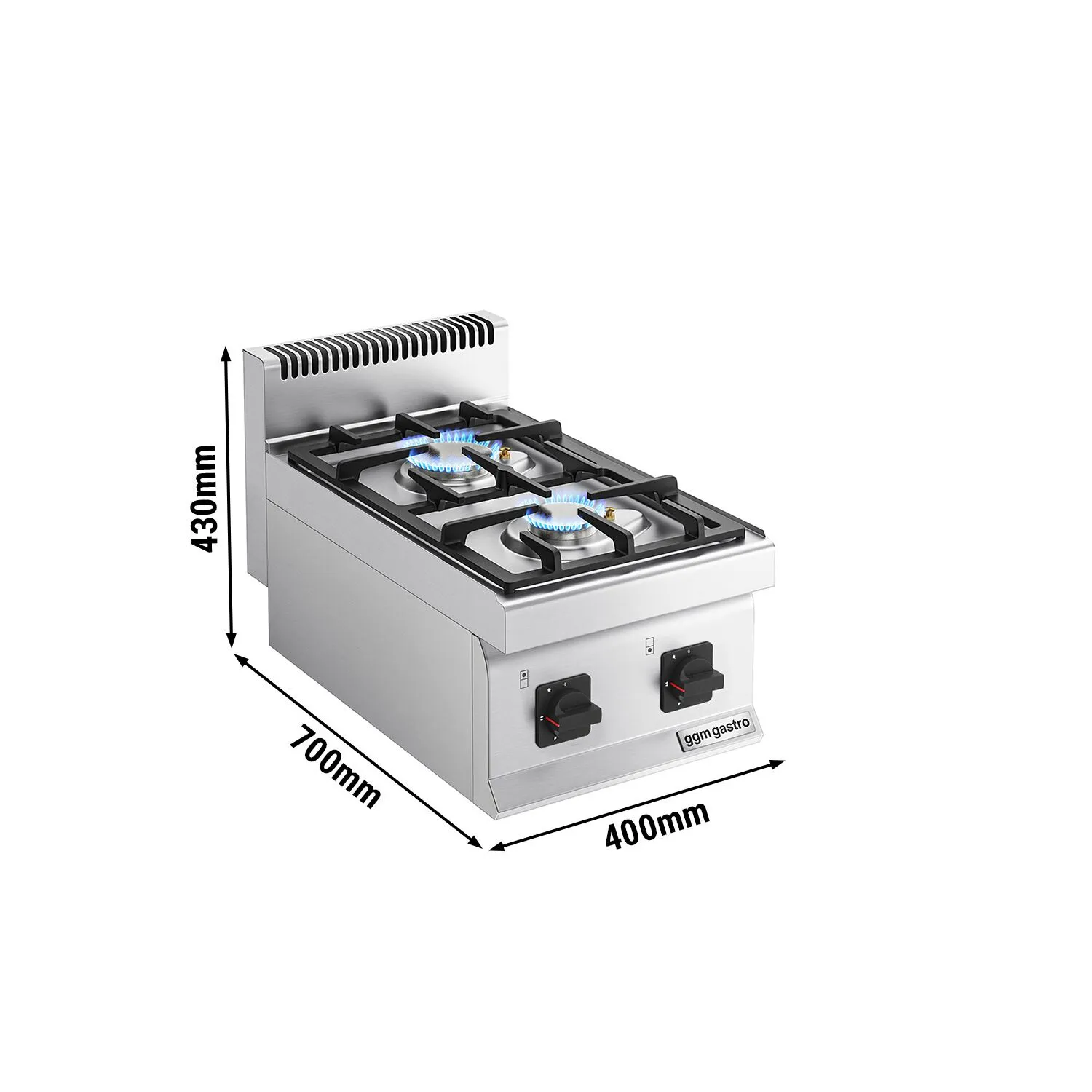 Настільна плита газова GGM-Gastro GHK400-E 0
