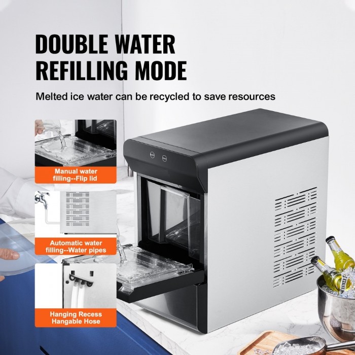 Льодогенератор маленький настільний ZUVER Ice Maker Auto 2