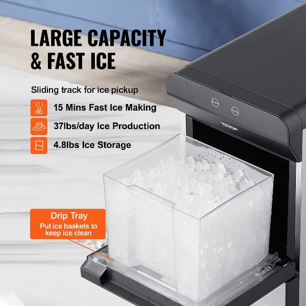 Льодогенератор маленький настільний ZUVER Ice Maker Auto 3