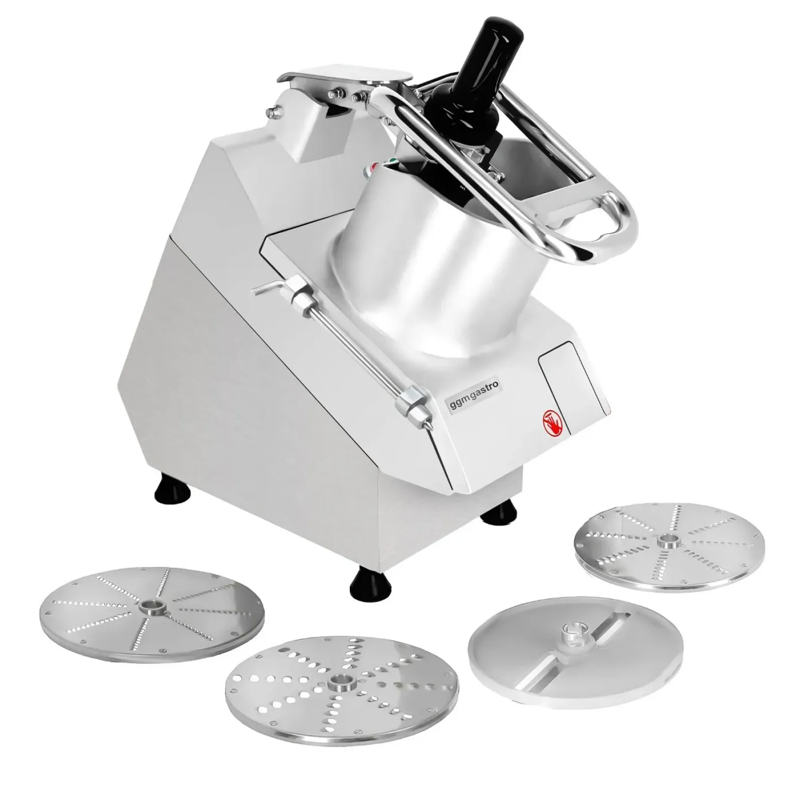 Овочерізка GGM Gastro GSA5 5 дисків, з широкою горловиною 4