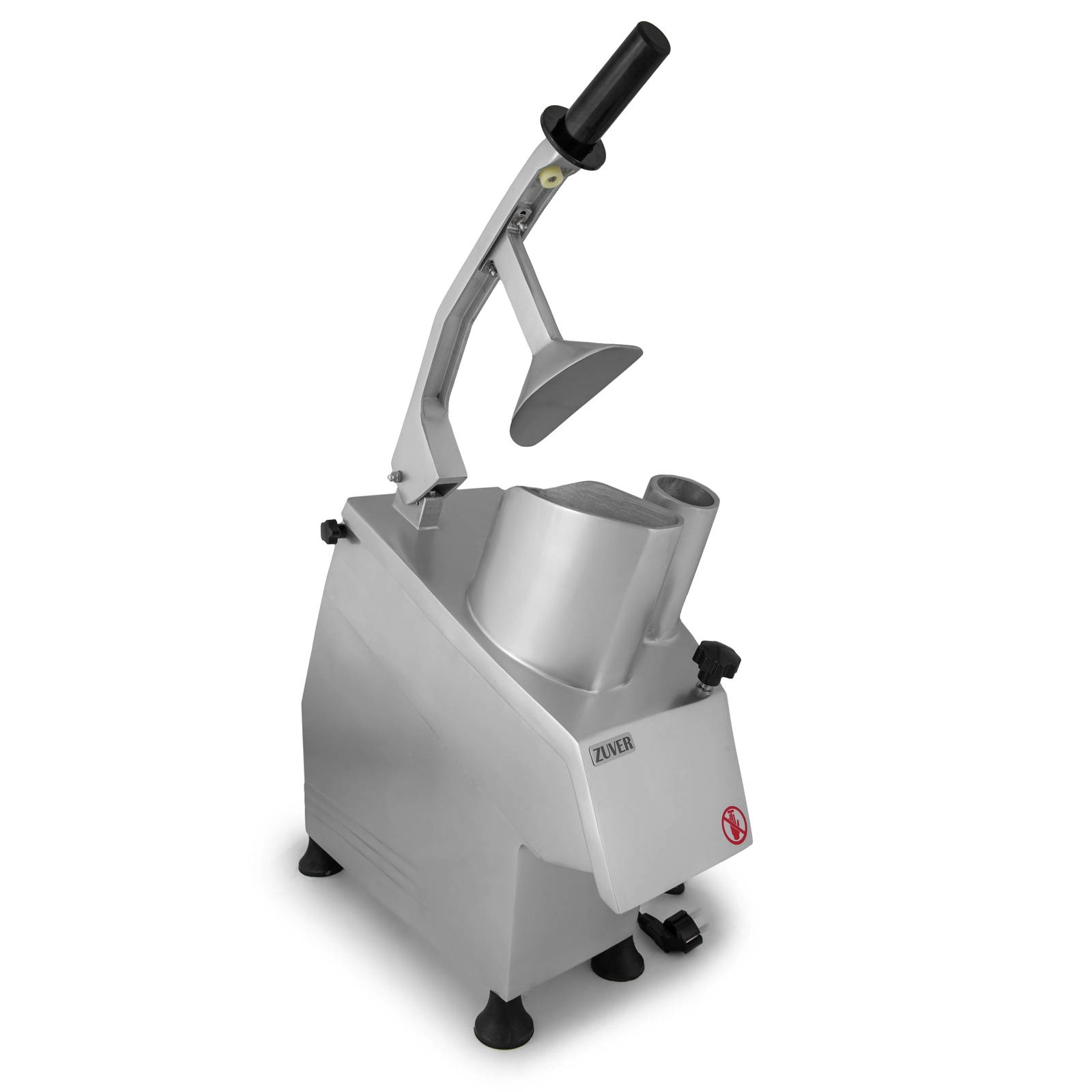 Овочерізка професійна ZUVER Vegetable Cutter Lid Back Neck Narrow 0 Disks кришка ззаду, вузька горловина, 0 дисків, 550 Вт, мідний двигун 2