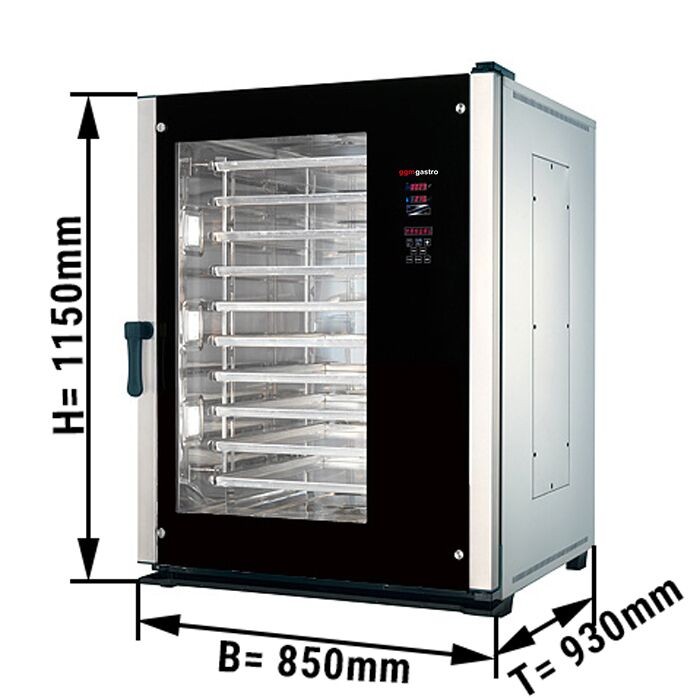 Пароконвектомат 10x EN 400 x 600 GGM Gastro BB1046 0