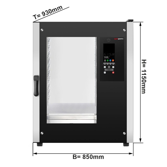 Пароконвектомат професійний 10x EN 400 x 600 GGM Gastro BB1046-TP 2