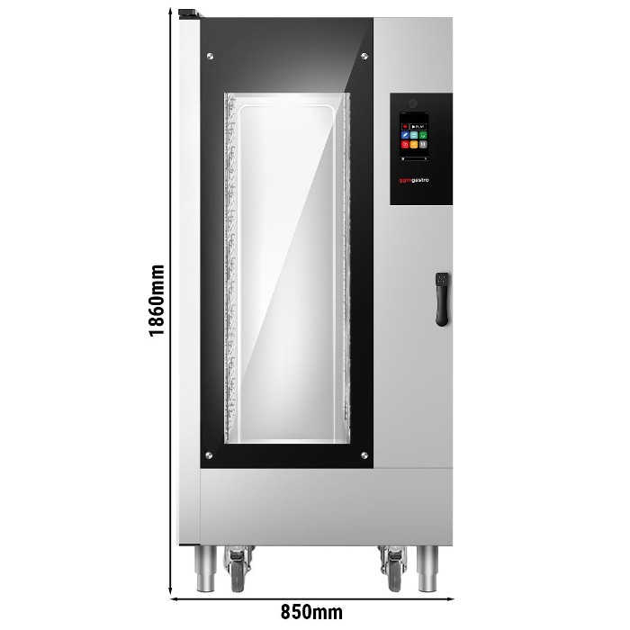Пароконвектомат 16x EN 400 x 600 / візок стелажний GGM Gastro BB1646GWN-TP 1