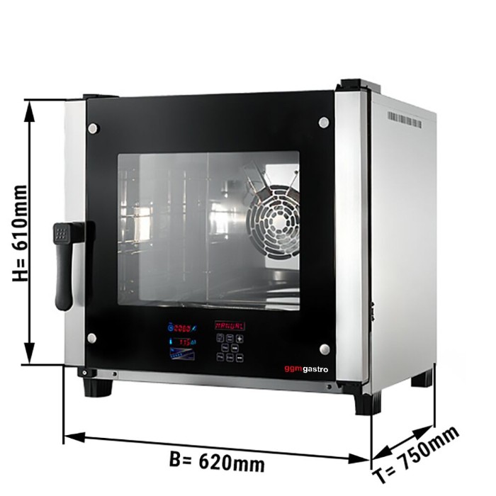Пароконвектомат професійний 4x EN 460 x 330 GGM Gastro BB443 0