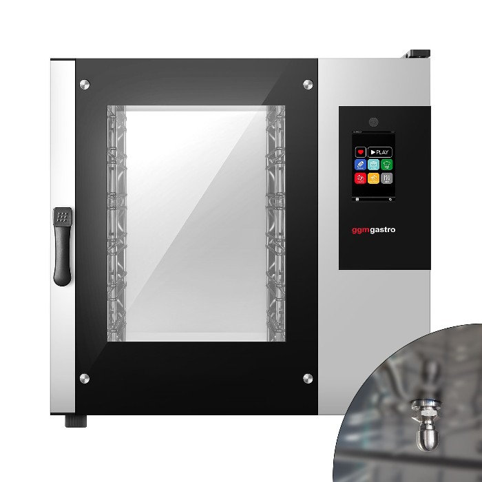 Пароконвектомат 6x EN 400 x 600 GGM Gastro BB646N-TP 3