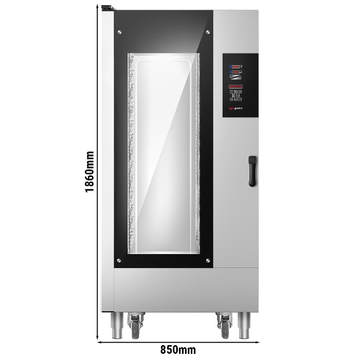 Пароконвектомат професійний 16x EN 400 x 600 / візок стелажний GGM Gastro BB1646GWN 1