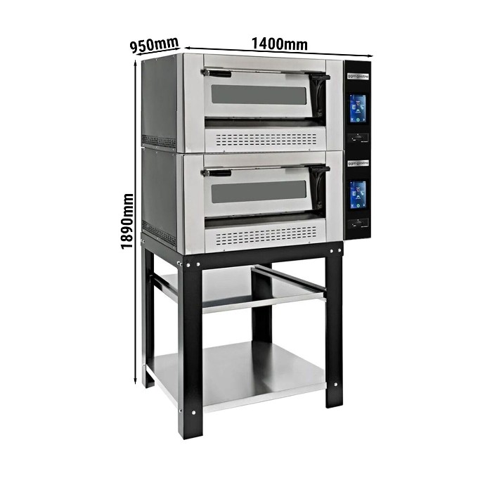 Піч для піци газова GGM Gastro 2#GPOE630DN#UG 0