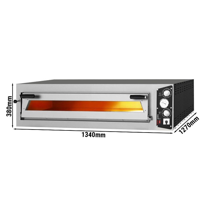 Піч для піци, 9 х 34 см, 1 камера GGM Gastro PEP99 0