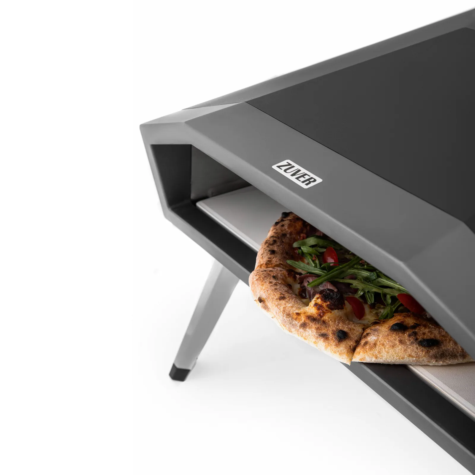 Печь для пиццы профессиональная газовая ZUVER Pizza Gas 160G 40см камера 50см×45см 3