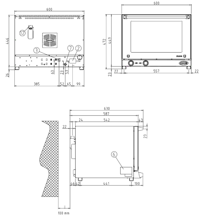 Печь конвекционная Unox XF023 NC 4