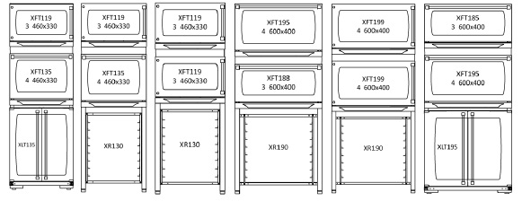 Піч пароконвекційна Unox XFT195 (XEFT-04EU-ELDV) 1