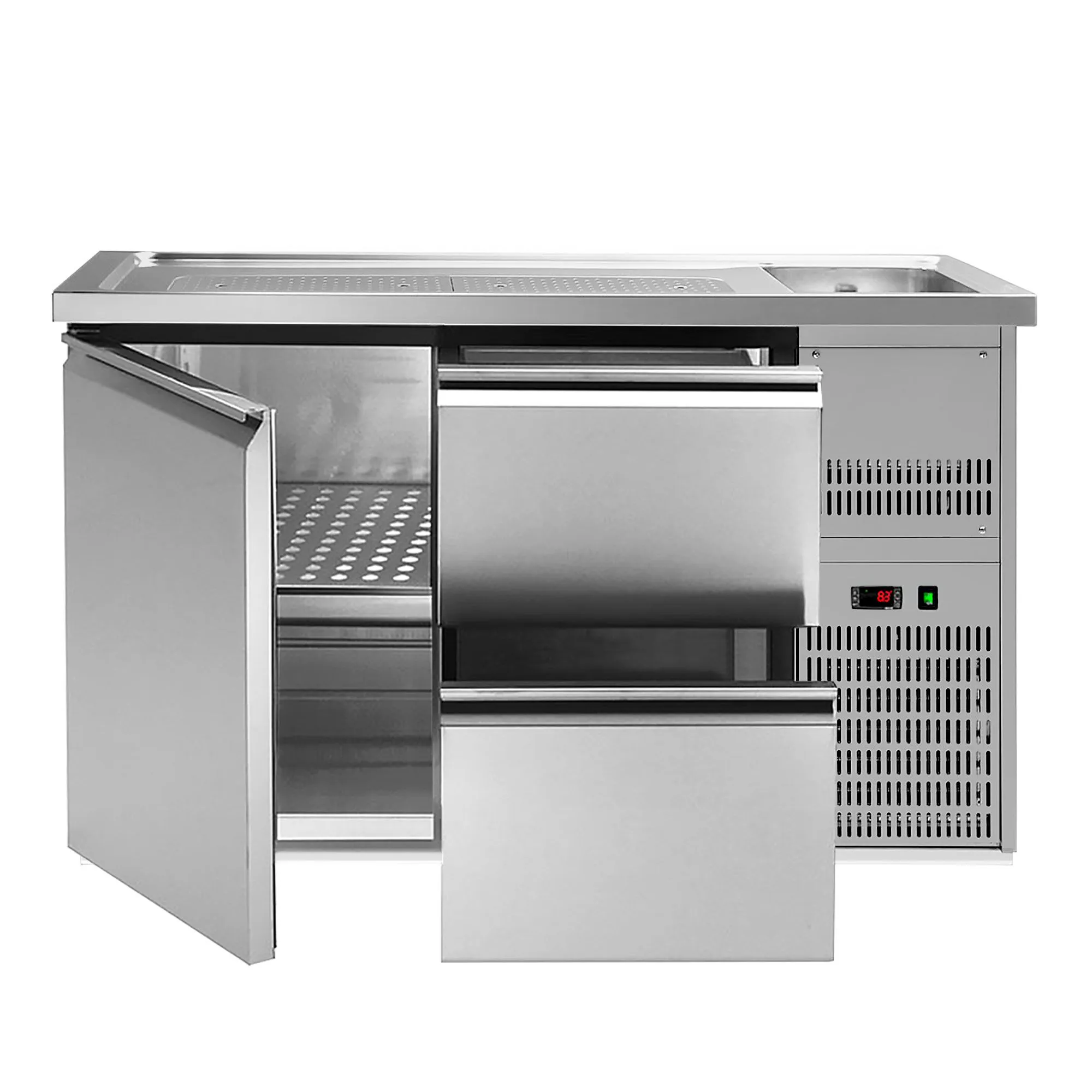 Пивной прилавок 1,5 x 0,7 м GGM Gastro BRA157N#ETA#SBA1212 1