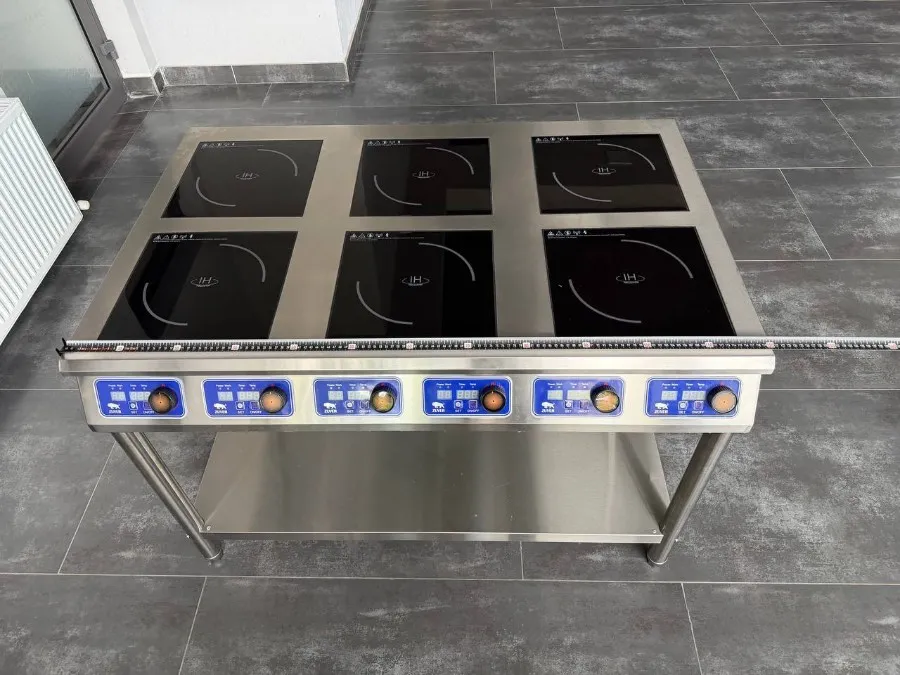 Плита індукційна підлогова ZUVER Cooker Profi 6-х конфорочная, 21000W, 380V 0