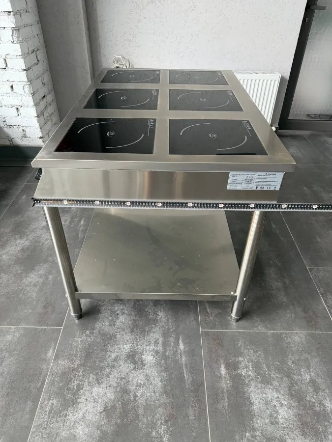 Плита індукційна підлогова ZUVER Cooker Profi 6-х конфорочная, 21000W, 380V 1