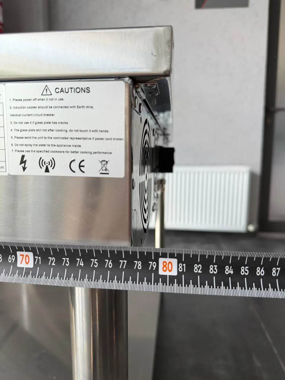 Плита індукційна підлогова ZUVER Cooker Profi 6-х конфорочная, 21000W, 380V 4