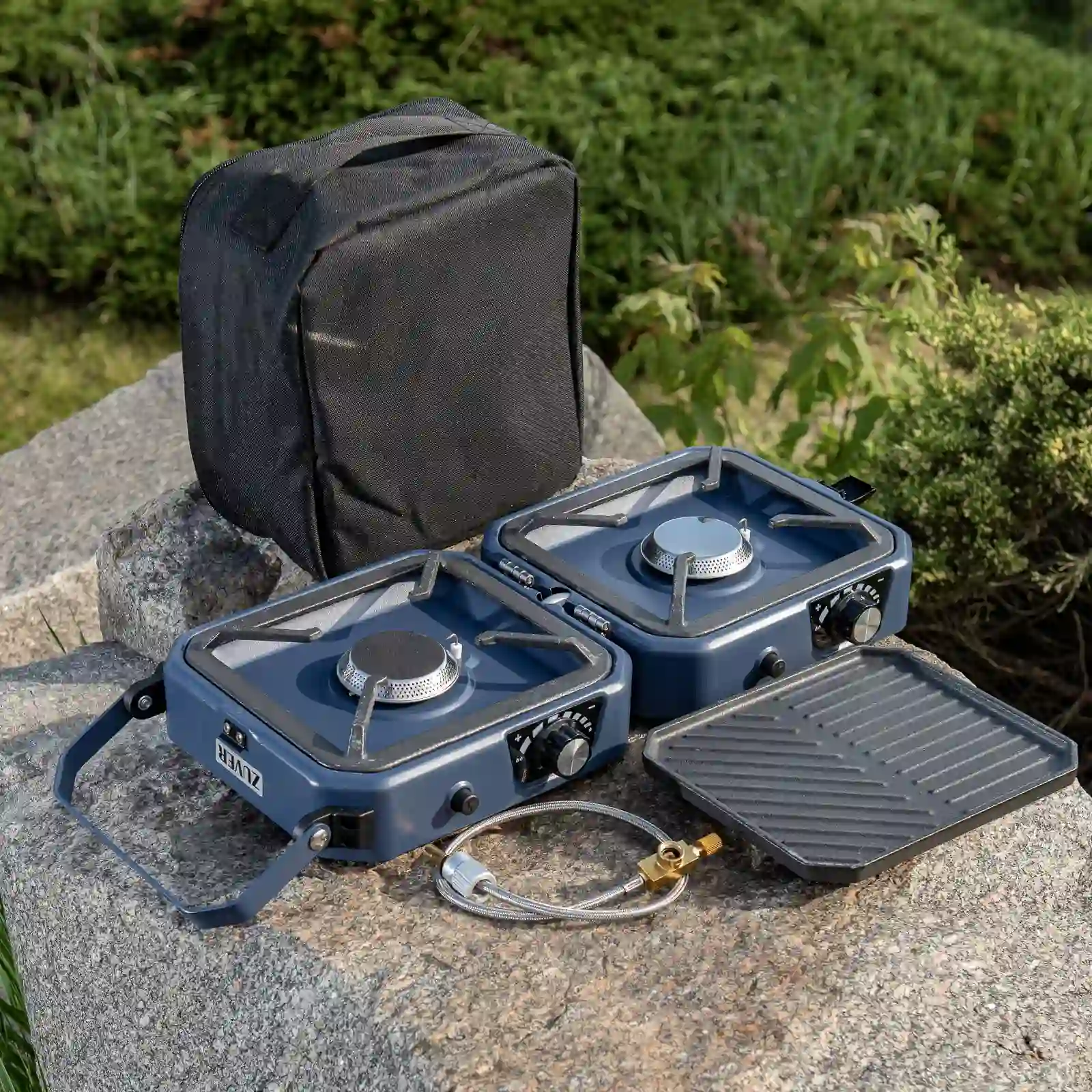 Плитка газовая туристическая ZUVER Amigos Portable Camping Gas Stove 3