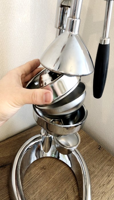 Прес для цитрусових та гранат Maskot AY PA1-C3 Chrome 4.2kg хромовий колір рейковий тип (M-KSA) 8694510340491 3