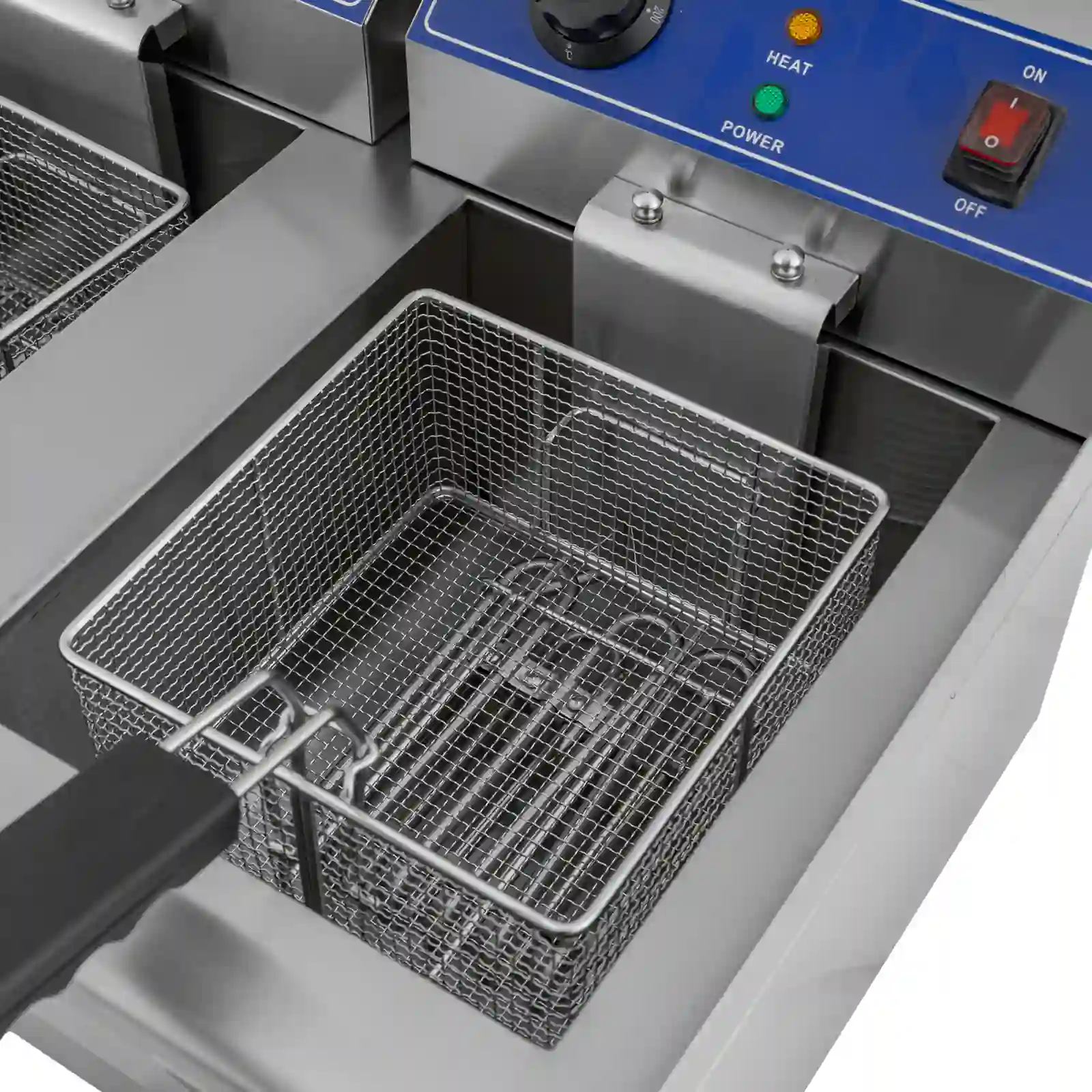 Фритюрниця професійна із краном ZUVER 2X13 Texas 8000W 1