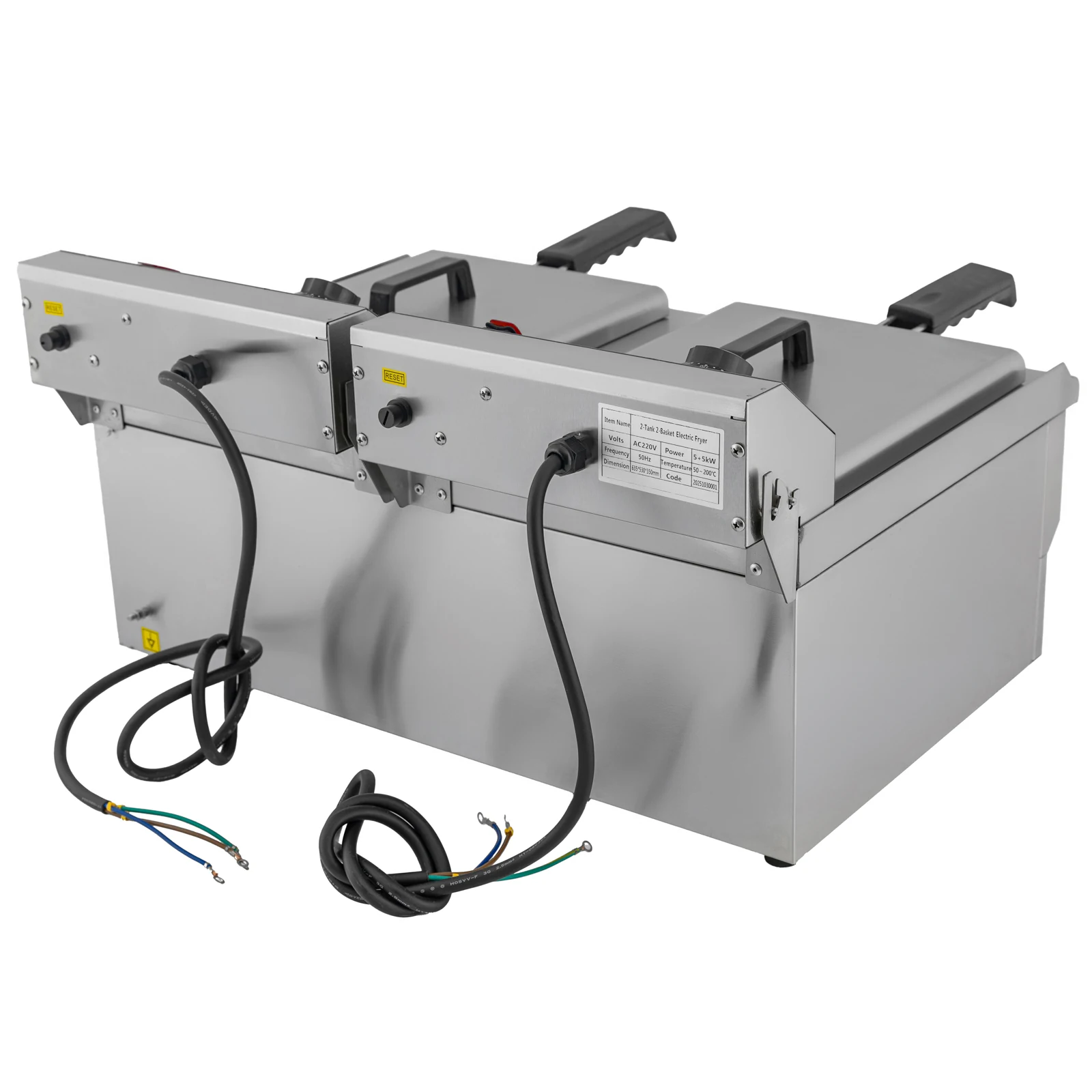 Фритюрниця професійна із краном ZUVER 2X13 Texas 8000W 3