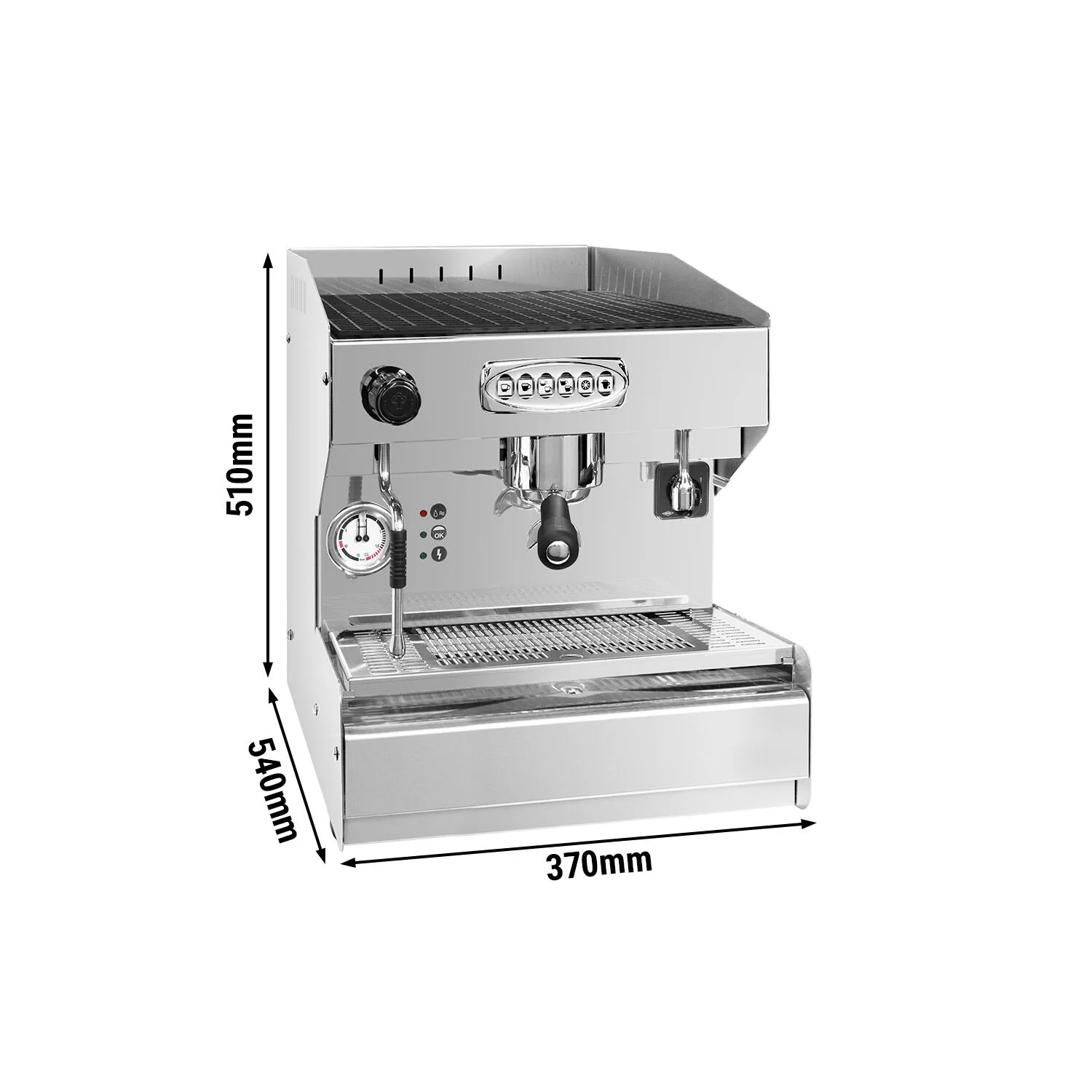 Эспрессо-машина "Allegro" GGM-Gastro STEMS1Y#COFFEE 1