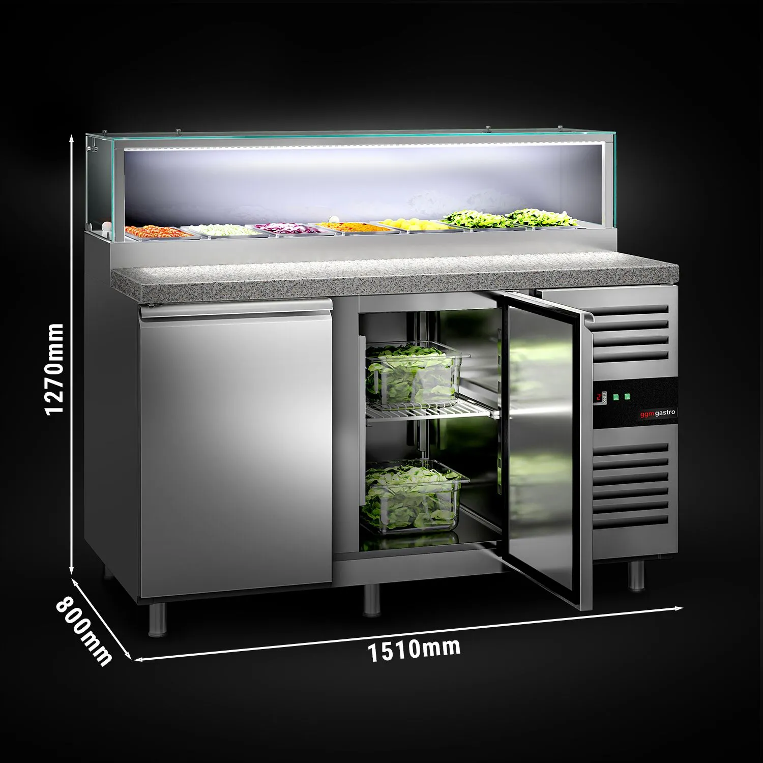 Саладетта PREMIUM GGM-Gastro DTS1500NOD#GSDTS1500O 1