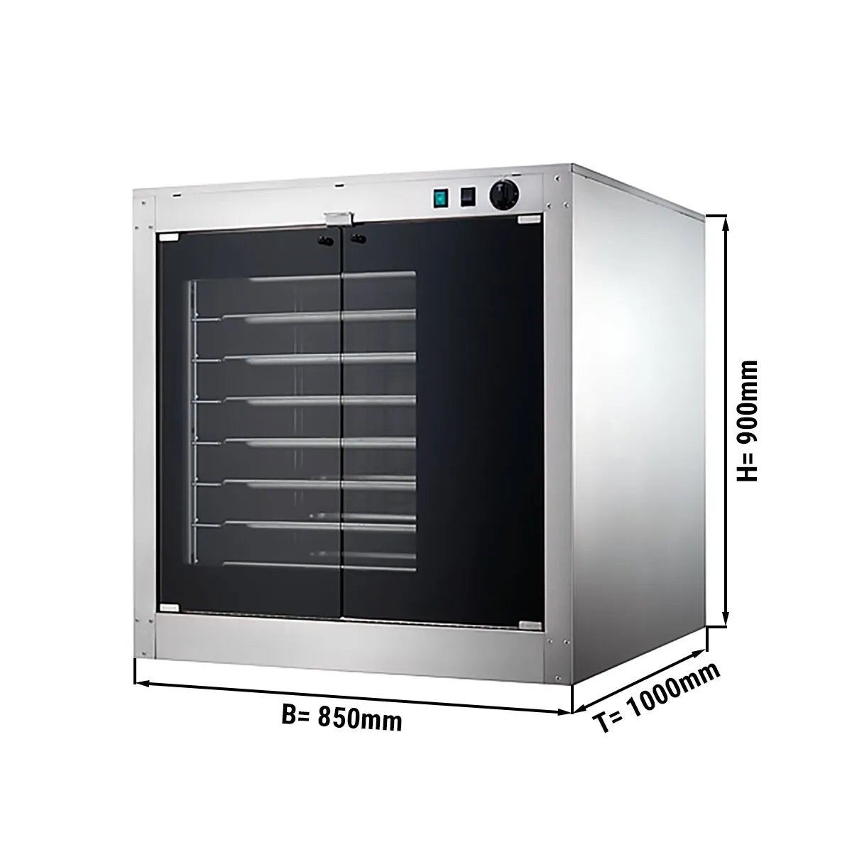 Шафа розстоєчна GGM-Gastro GBB1646 1