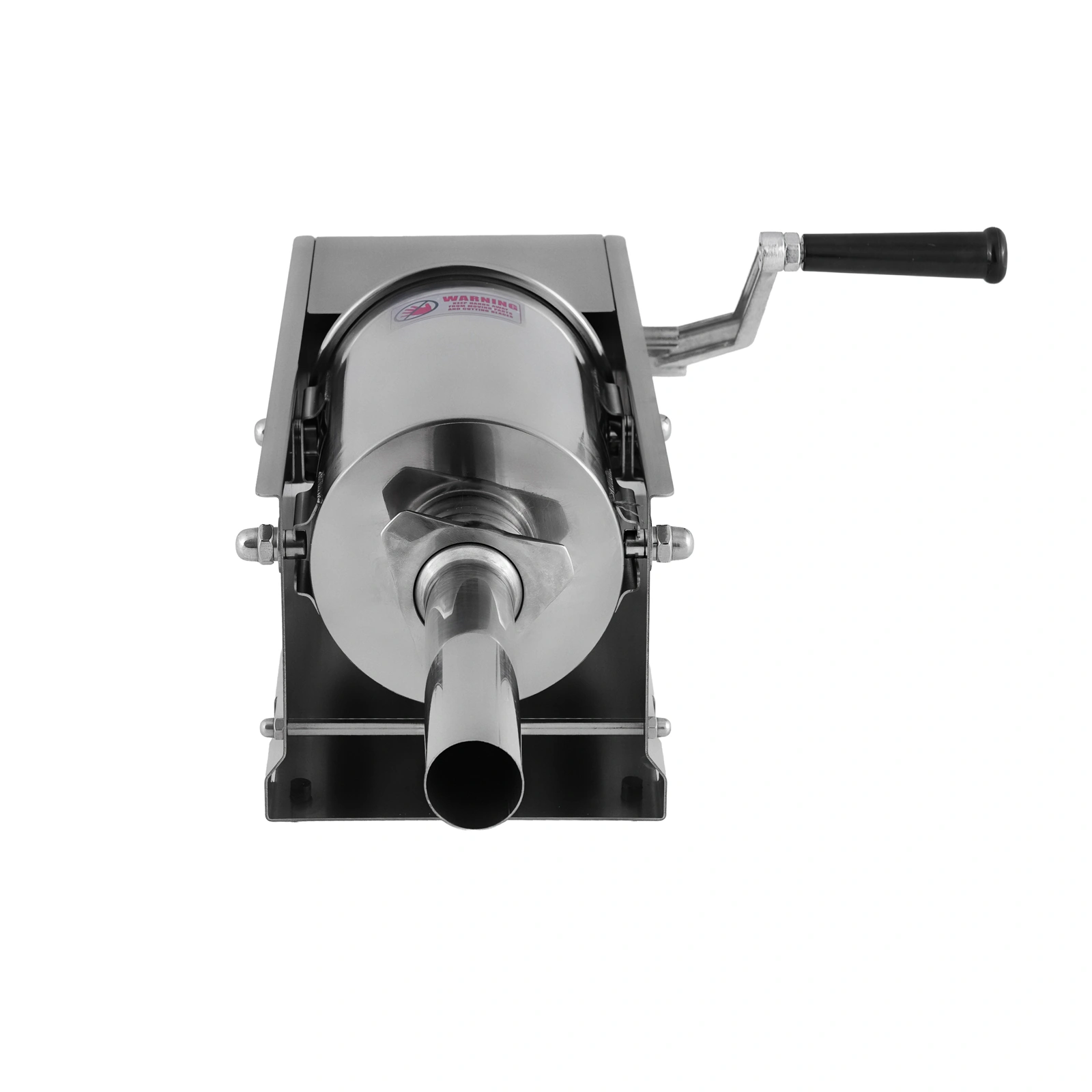Шприц колбасный ZUVER Stuffer Horizontal 3 (SH-3) корпус нержавеющая сталь S/S201 (премиальная марка), крепкие шестерни, 2 скорости, 5 насадок, 2 уплотнительных кольца 5